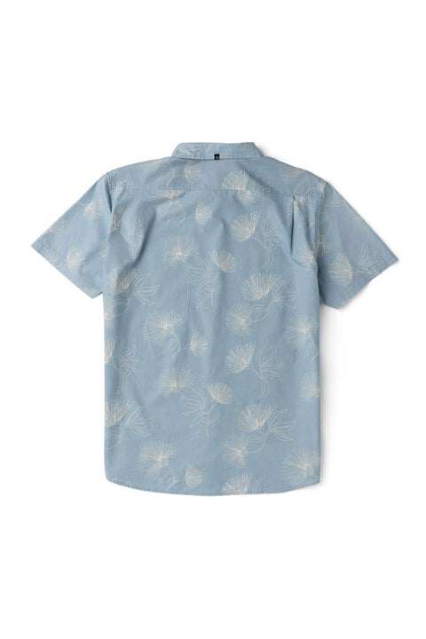 Vissla Happy Hours Eco SS Shirt - Faded Denim- Back