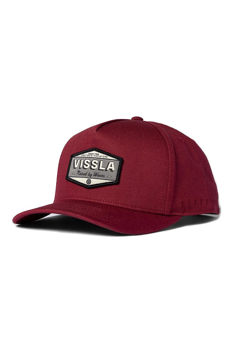 Vissla Sevens Hat - Fired Brick- Front