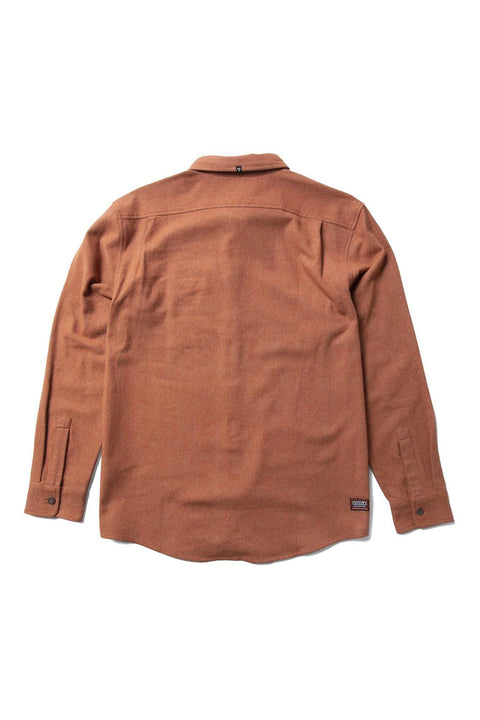 Vissla Shaper Eco Flannel - Terracotta - Back