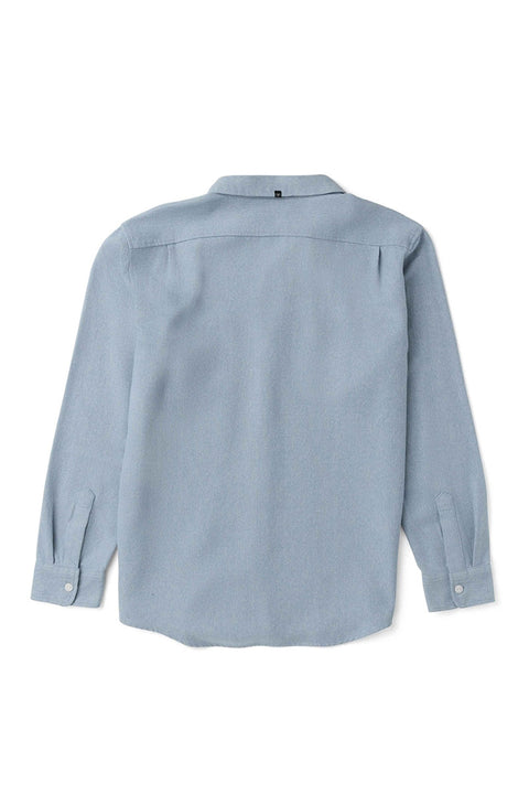 Vissla Shaper Eco L/S Flannel - Faded Denim- Back