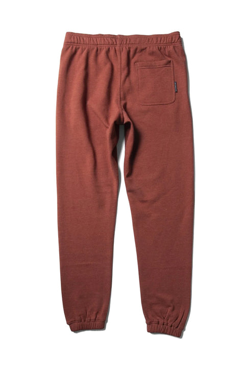 Vissla Solid Sets Eco Elastic Sweatpant - Barn Red Heather - Back