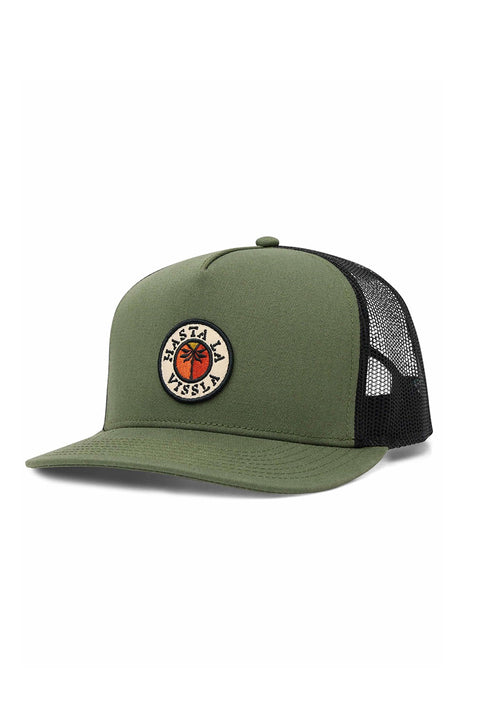 Vissla Solid Sets Eco Trucker Hat - Army- Front