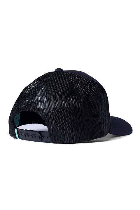 Vissla Solid Sets Trucker Hat -Dark Denim- Back