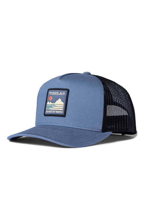 Vissla Solid Sets Trucker Hat - Slate- Front