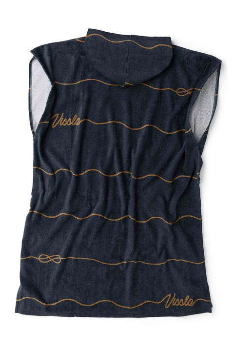 Vissla Todos Changing Poncho Towel - Midnight- Back