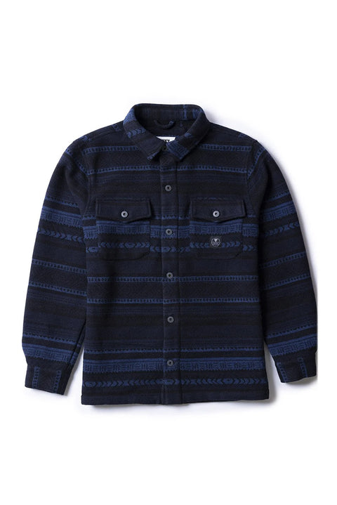 Vissla West Coast Overshirt - Midnight- Front