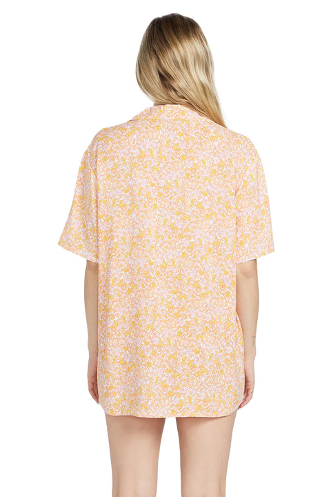 Volcom Coco Ho Tunic Dress - Grapefruit - Back