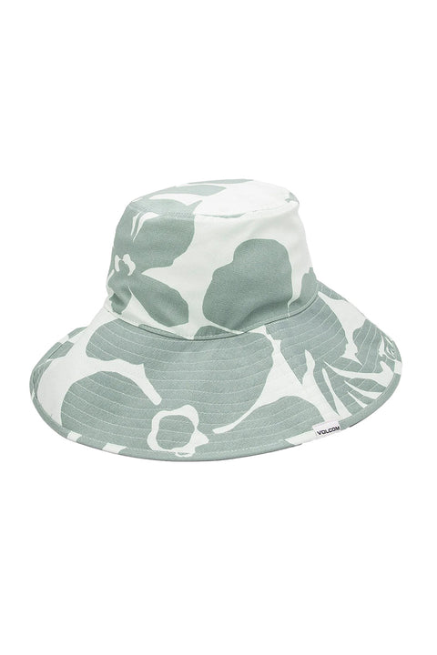 Volcom Coco Ho Wide Brim Bucket Hat - Sea Glass- Front