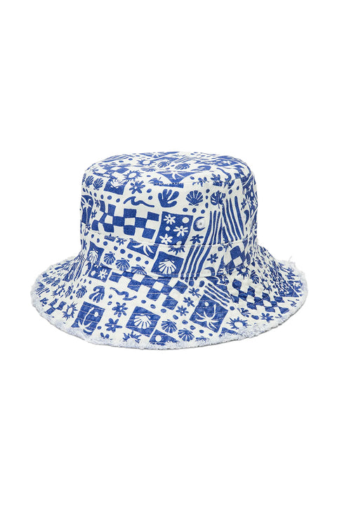 Volcom Drifter Bucket Hat - True Blue - Back