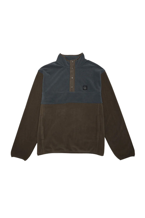 Volcom Error 92 Mock Neck Sweatshirt - Bison