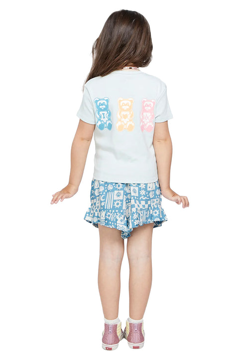 Volcom Girls Have A Clue Tee - Chlorine - Back
