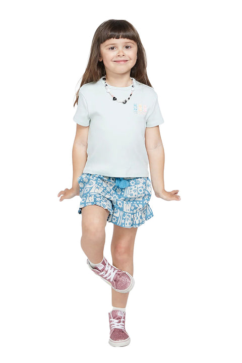 Volcom Girls Have A Clue Tee - Chlorine