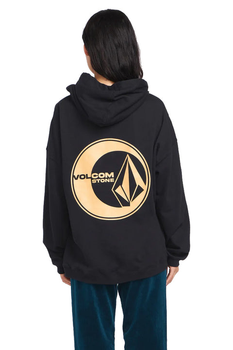Volcom Gold In Hour Hoodie - Black- Back