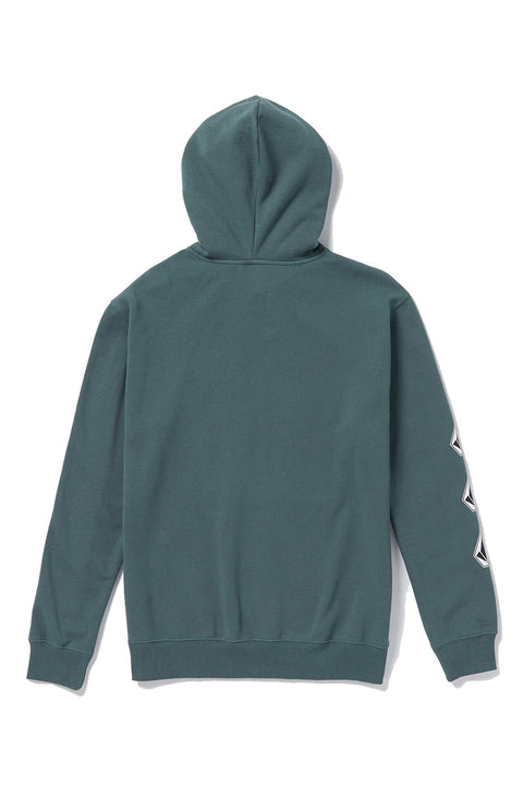 Volcom Iconic Stone Pullover Hoodie - Dark Slate - Back