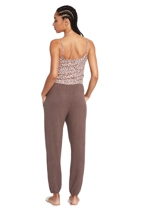 Volcom Lived In Lounge Fleece Pant - Slate Grey - Back
