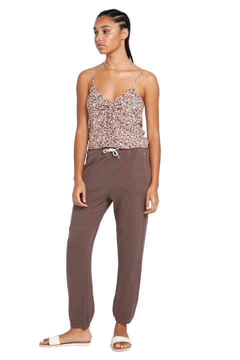 Volcom Lived In Lounge Fleece Pant - Slate Grey