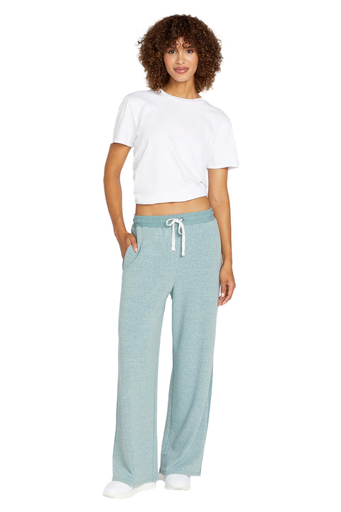 Volcom Lived In Lounge Frenchie Pant - Deep Sea- Front