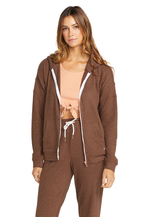 Volcom Lived In Lounge Hoodie - Chocolate