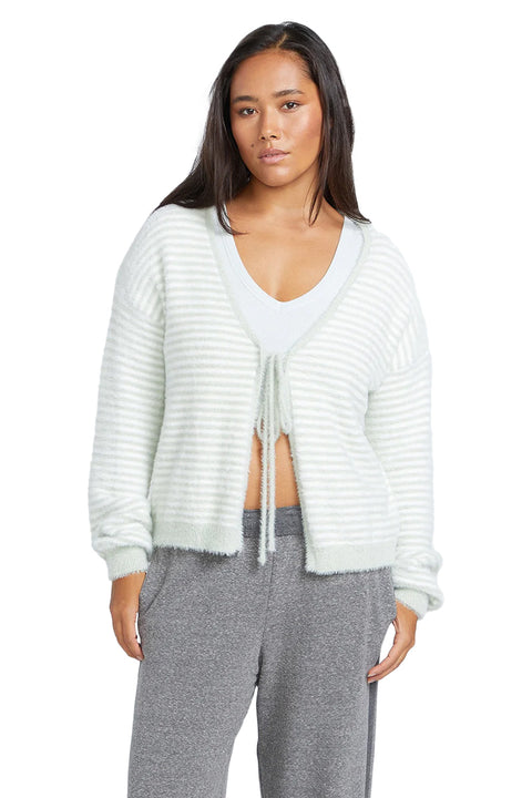 Volcom Lived In Lounge Tie Cardigan - Chlorine