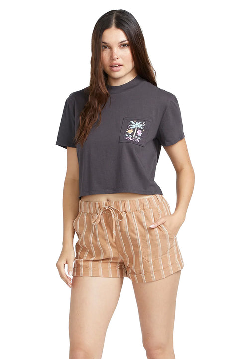 Volcom Pocket Dial Tee - Vintage Black
