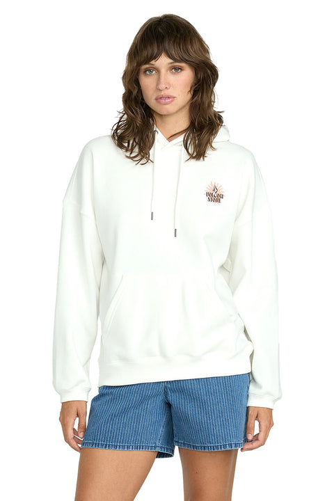 Volcom Stone Art Up Hoodie - Star White- Front