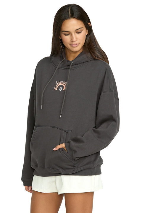 Volcom Stone Art Up Hoodie - Vintage Black- Side