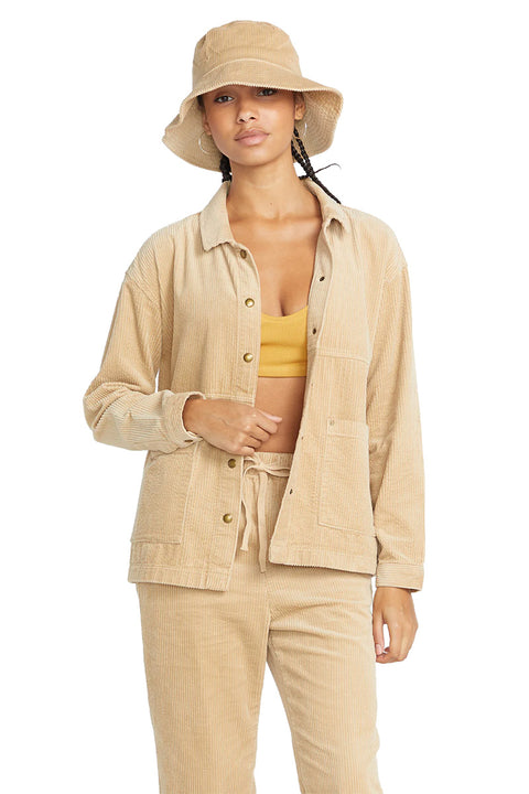 Volcom Stone Street Shacket - Khaki
