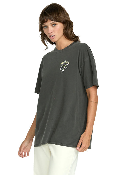 Volcom Stones Throw Tee - Vintage Black- Side