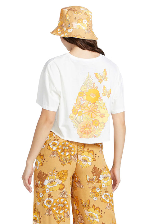 Volcom Sun Keep Trim S/S Shirt - Star White - Back