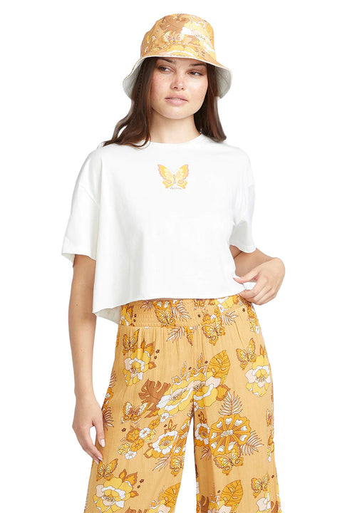 Volcom Sun Keep Trim S/S Shirt - Star White