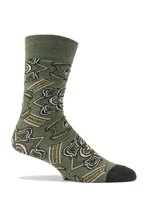 Volcom True Socks - Agave - Side