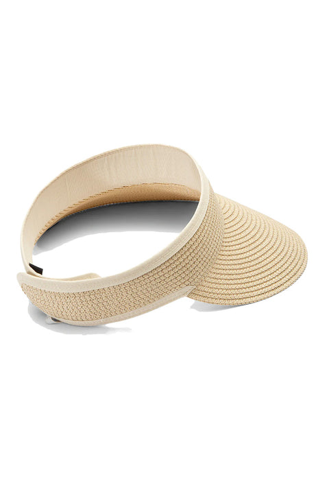 Volcom Voldora Straw Visor - Natural - Back