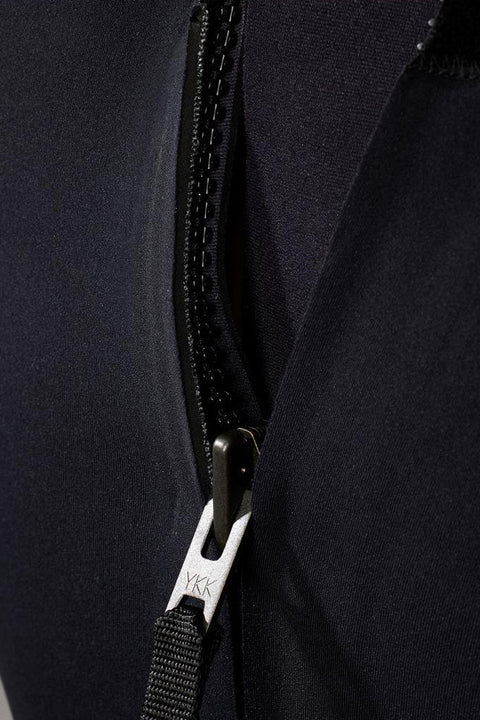 Xcel Axis Back Zip 5/4 Full Wetsuit - Black - Back Zipper Up Close