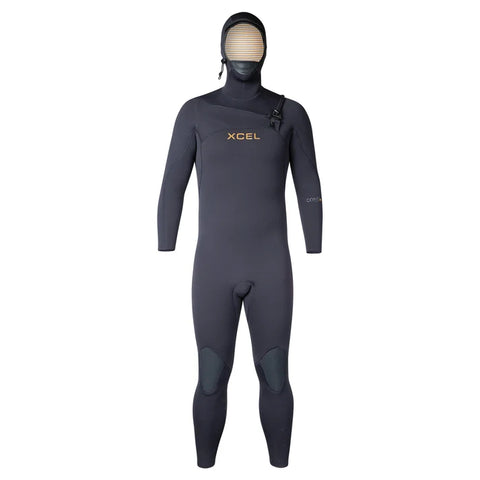 Xcel Comp+ Hooded 5/4 Wetsuit - Black