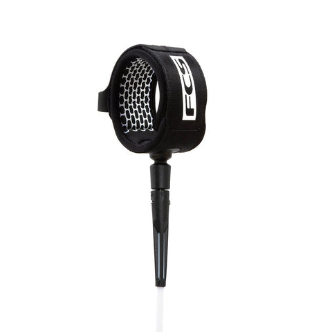 FCS 6' All Round Essential Leash - White / Black