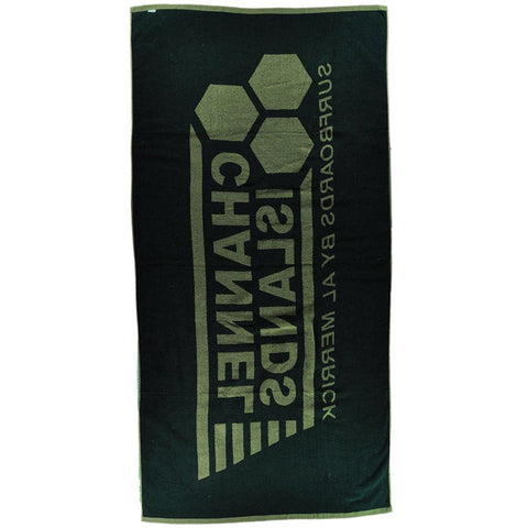 Channel Islands Flag Towel - Black / Green