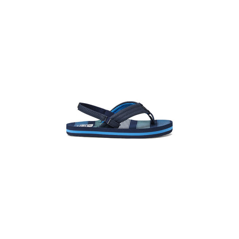 Reef Little Ahi Sandal - Deep Sea Stripes