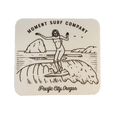 Moment Lady Glider Sticker