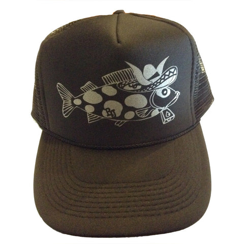 Ben and Jeff's Cow Fish Hat - Black