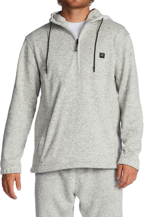 Billabong A/Div Boundary Half Zip Pullover - Grey Heather