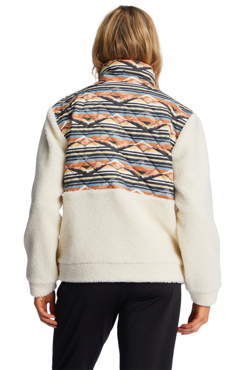 Billabong Hidden Trails Zip-Up Jacket - White Cap