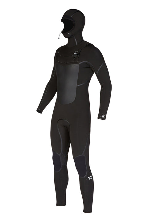 Billabong Absolute Plus 5/4 Hooded Chest Zip Wetsuit - Black - Side