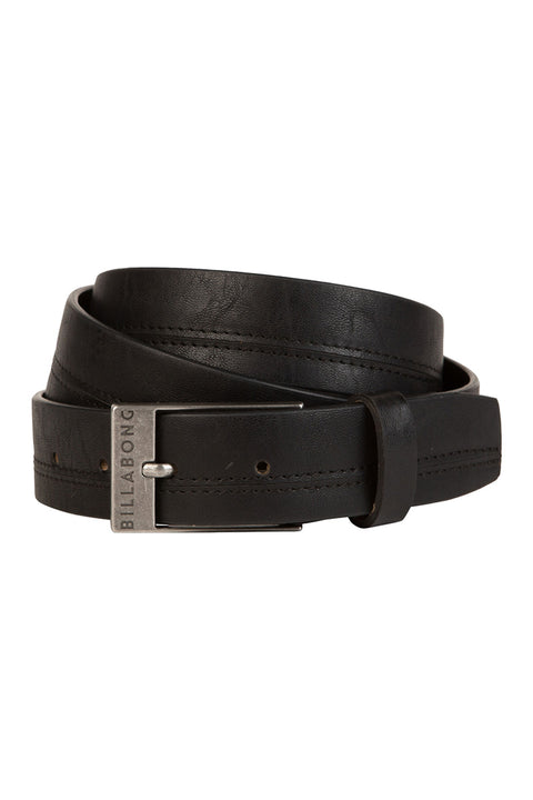 Billabong Dimension Faux Leather Belt - Black