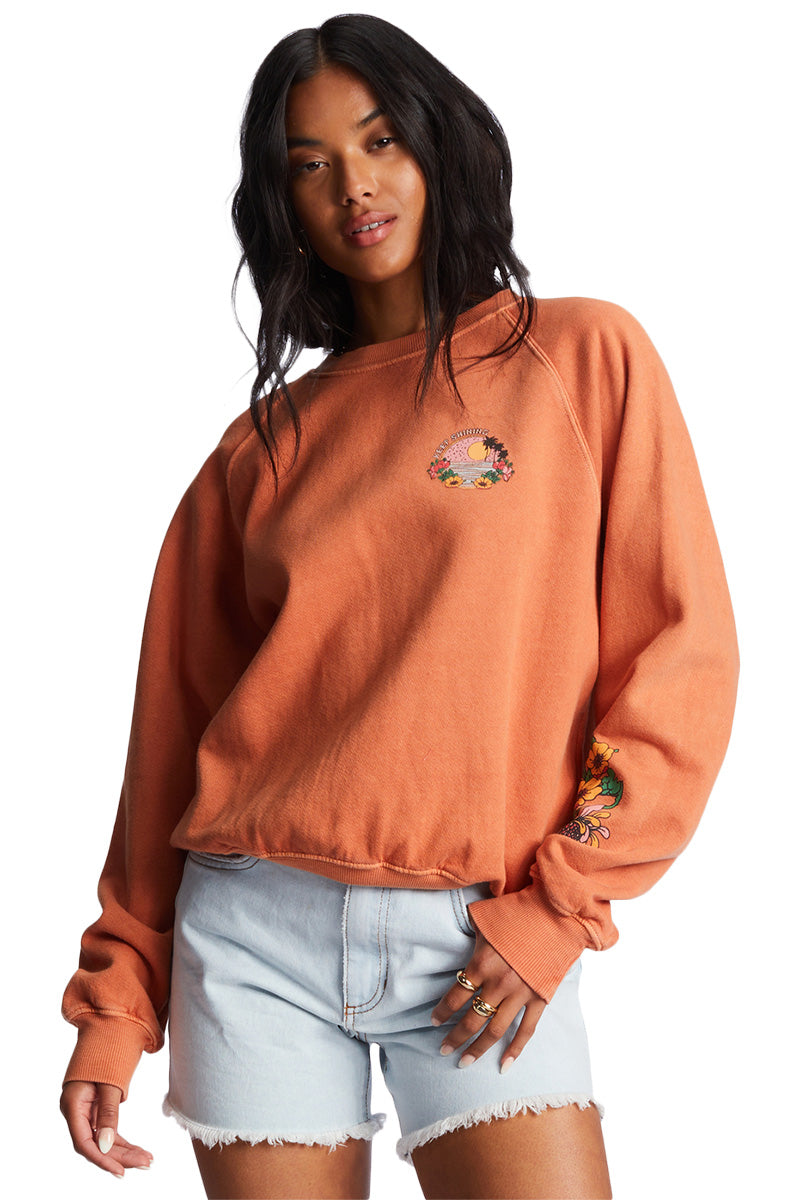 Billabong faded in 2025 the sun sweatshirt