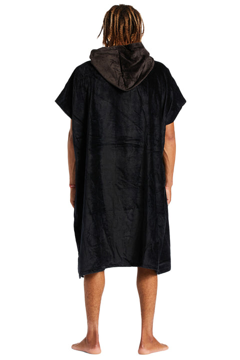 Billabong Men's Hooded Towel - Black - Back