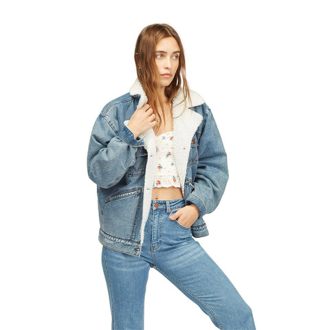 Billabong X Wrangler Ride On Jacket - Blue Rinse