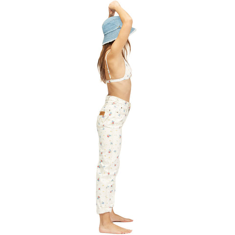 Billabong X Wrangler She's Cheeky Denim Pant - Salt Crystal