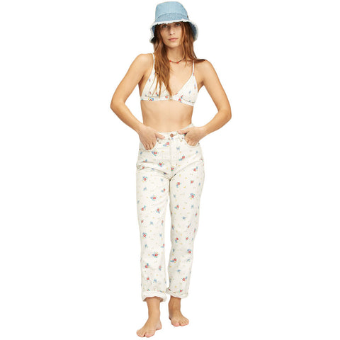 Billabong X Wrangler She's Cheeky Denim Pant - Salt Crystal