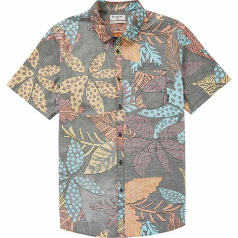 Billabong Sundays Floral SS Button Up - Midnight