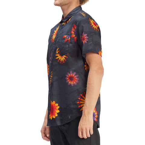 Billabong Sundays Floral SS Shirt - Black Multi